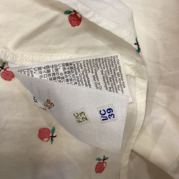 NWT J. Crew Factory apples teacher button-up cotton poplin shirt - Picture 5 of 9